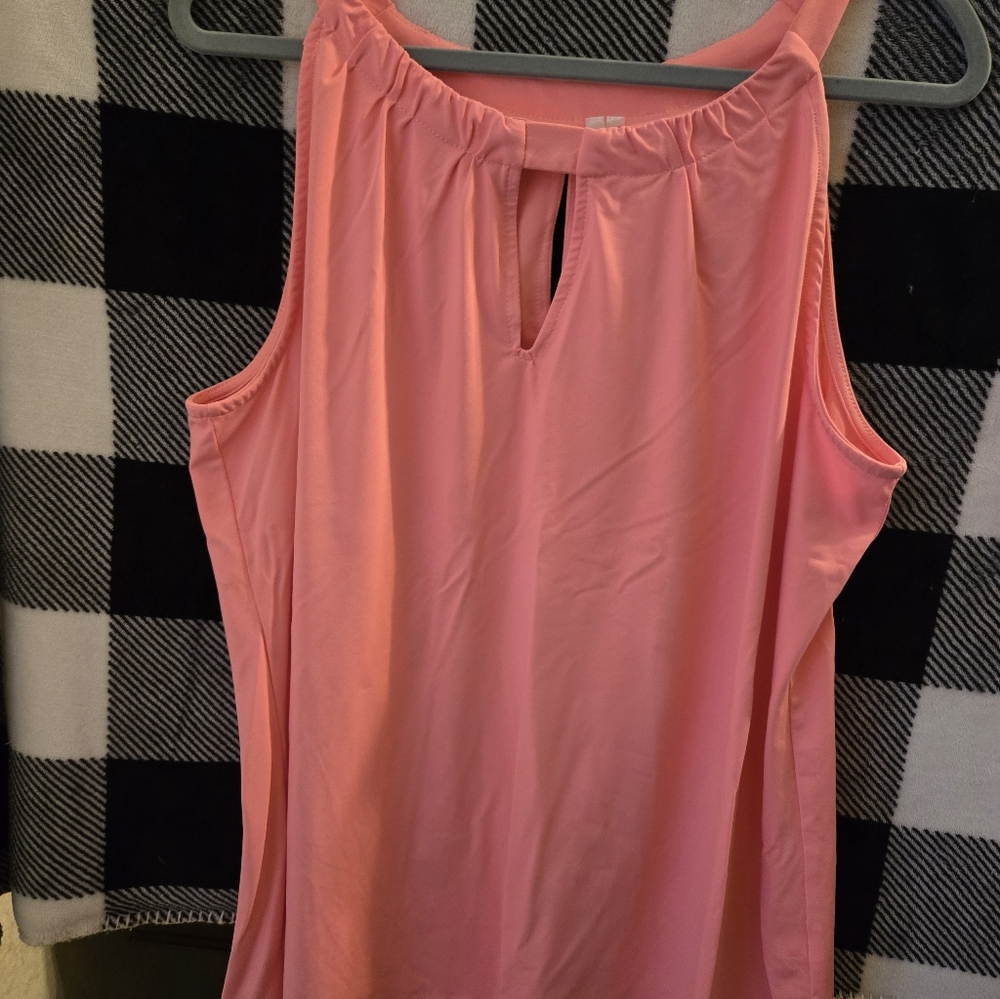 Lulu-B Coral Sleeveless Blouse
